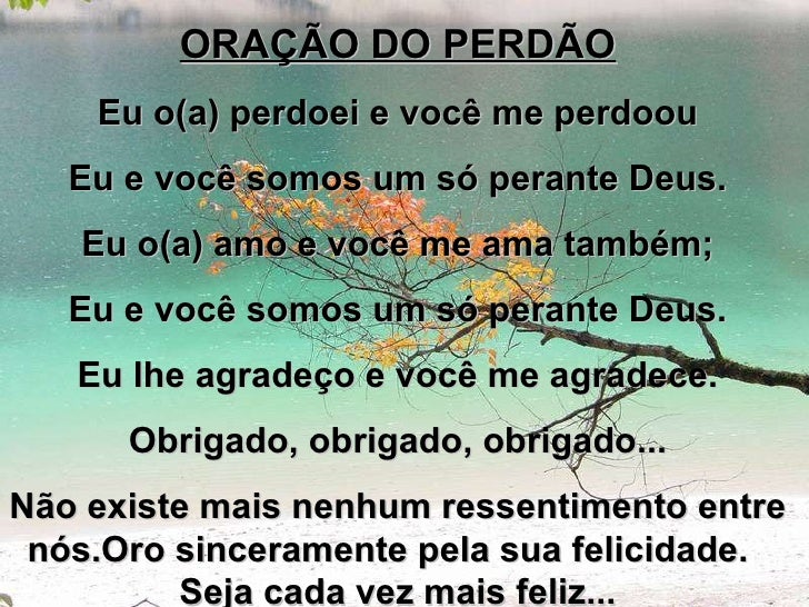 Oração do Perdão