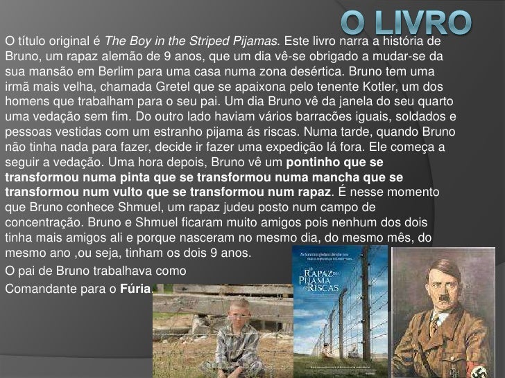 Resumo Do Livro O Rapaz Do Pijama às Riscas
