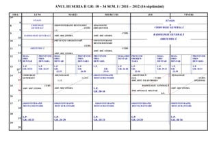 Orar An Iii
