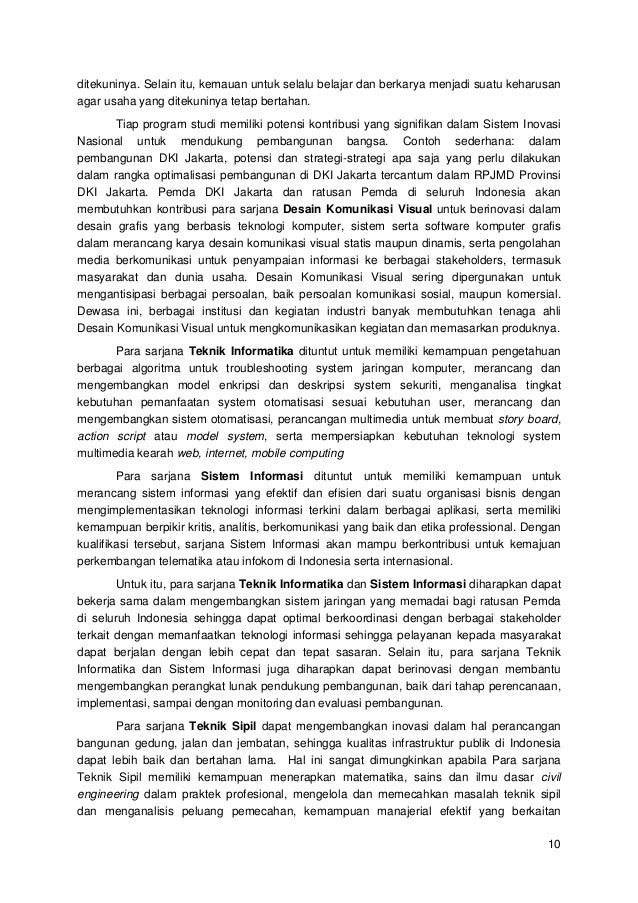 Pengembangan Inovasi dalam Mendukung Pembangunan Bangsa