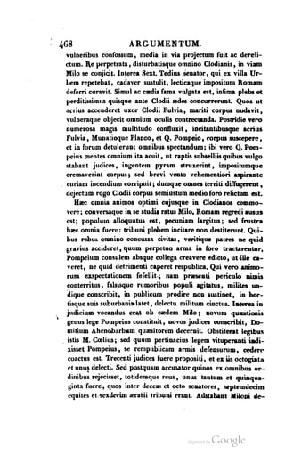 Orationis pro Milone argumentum latine scriptum | PDF