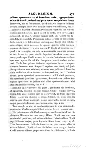 Orationis pro Milone argumentum latine scriptum | PDF