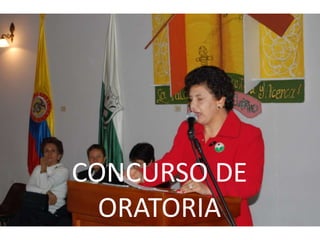 CONCURSO DE ORATORIA  