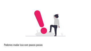 Podemos mudar isso com poucos passos
 