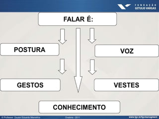 © Professor Doutor Eduardo Marostica   Oratória - 2011
 