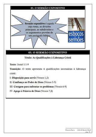 -------------------------------------------------------------
Oratória Sacra - Celso do Rozário Brasil
pág. 41
 