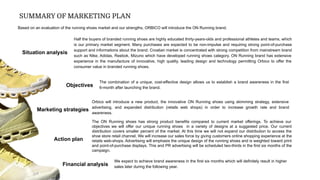 Product Launch - ON Running Marketing Plan | PDF