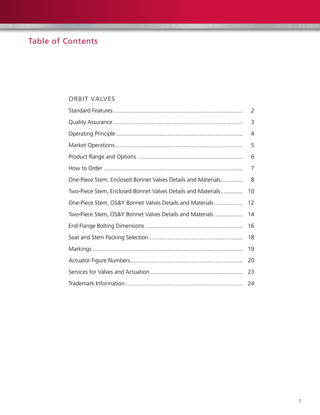 Orbit valvesbrochure PDF