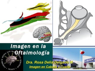 Imagen en la  Oftalmología Dra. Rosa Delia Delgado H. Imagen en Cabeza y Cuello 