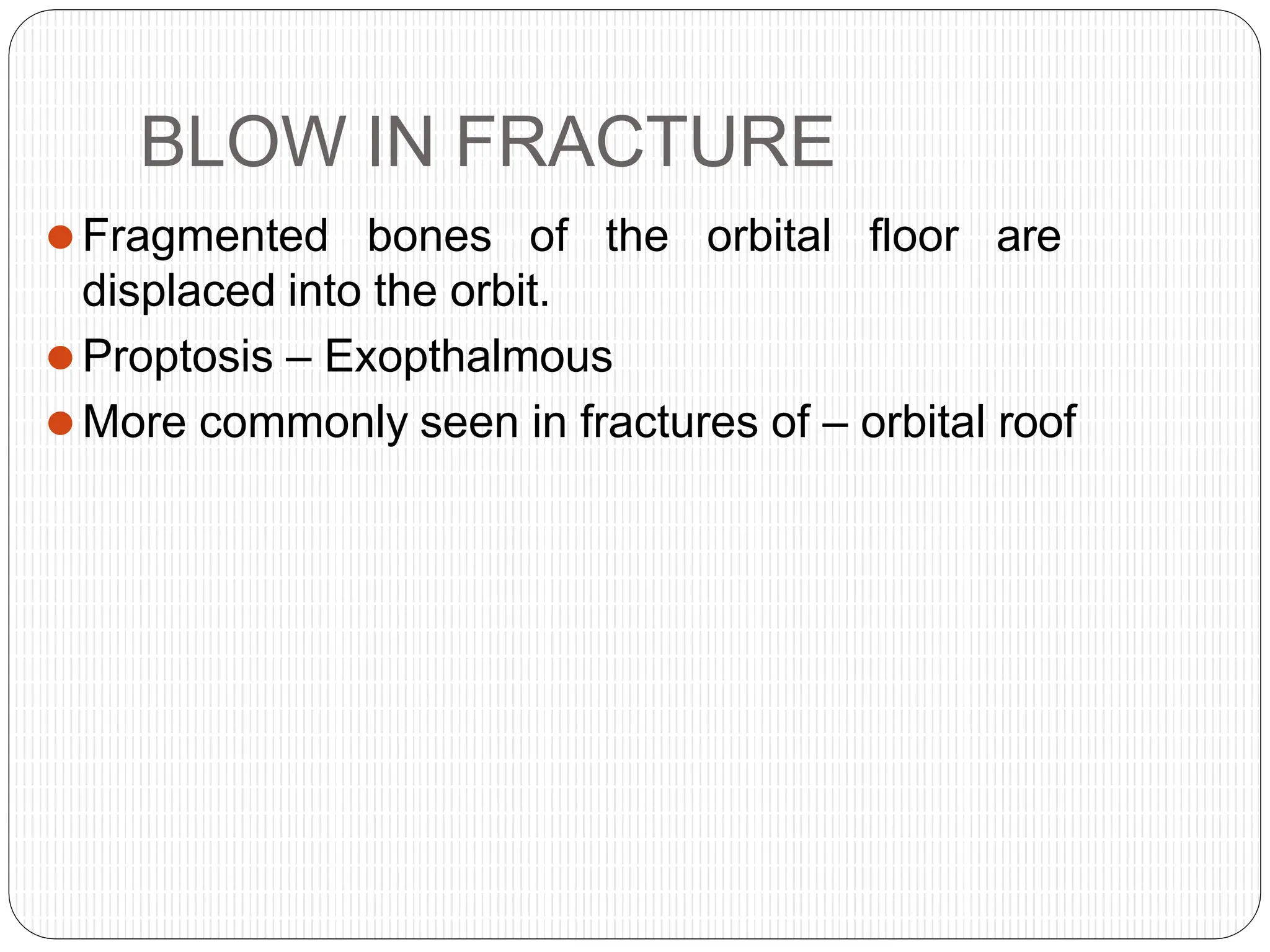Orbital Fractures | PPTX