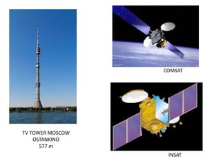 COMSAT
INSAT
TV TOWER MOSCOW
OSTANKINO
577 m
 