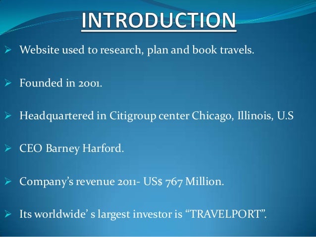 Orbitz Charts Case Study