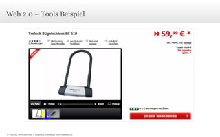 Web 2.0 – Tools Beispiel © Unic AG, www.unic.com  |  Carpathia Consulting, www.carpathia.ch 