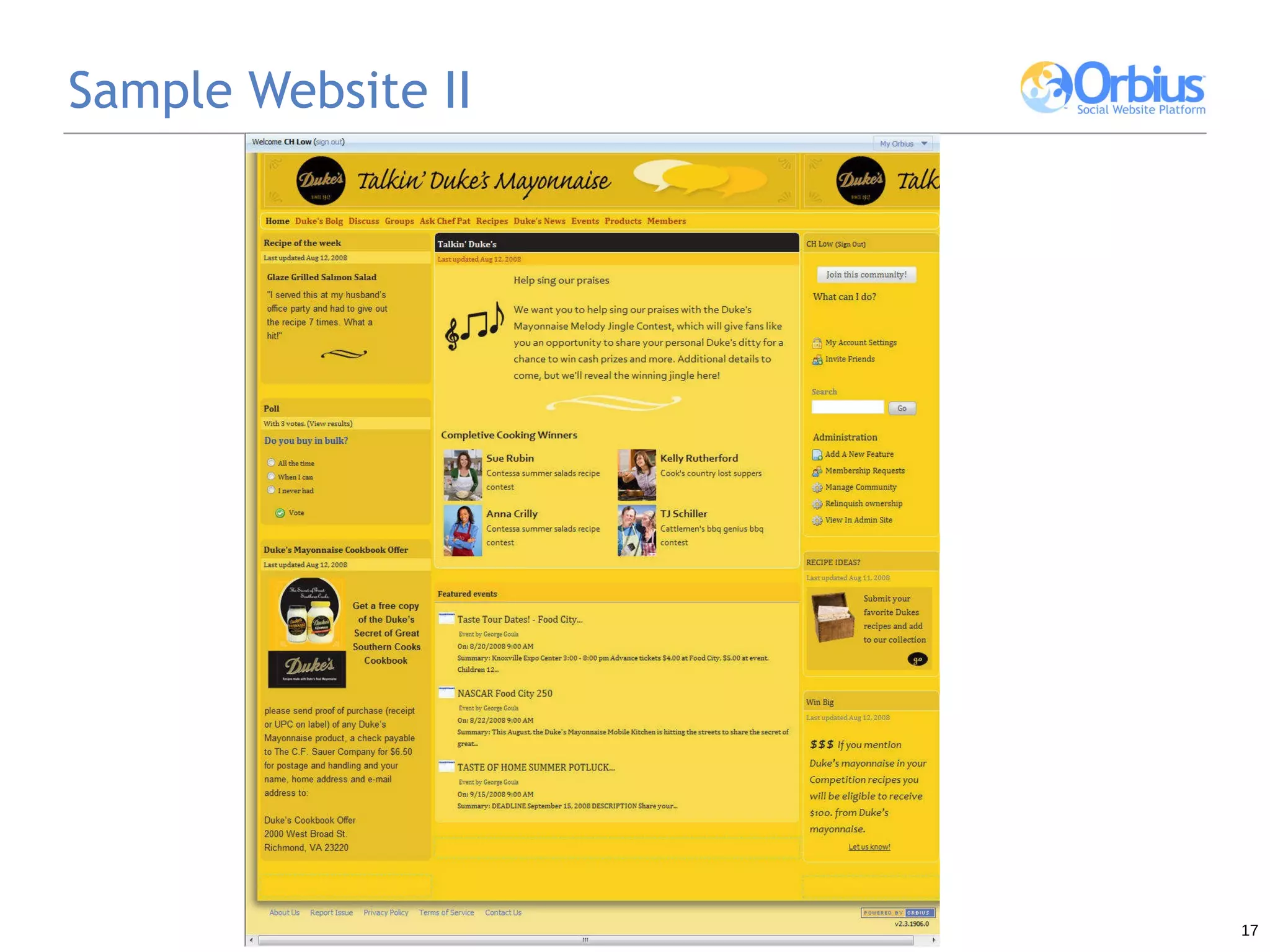 Sample Website II 