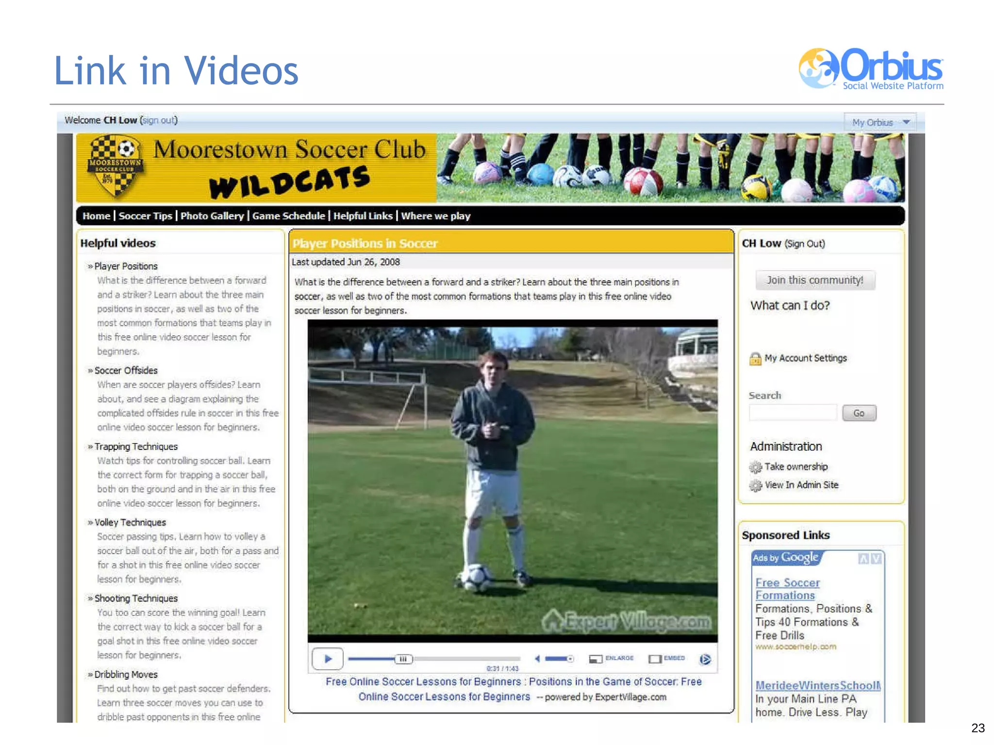 Link in Videos 