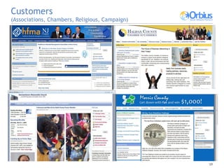 Customers (Associations, Chambers, Religious, Campaign) 