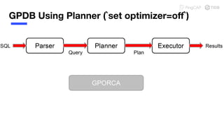 GPDB Using Planner (`set optimizer=off`)
 