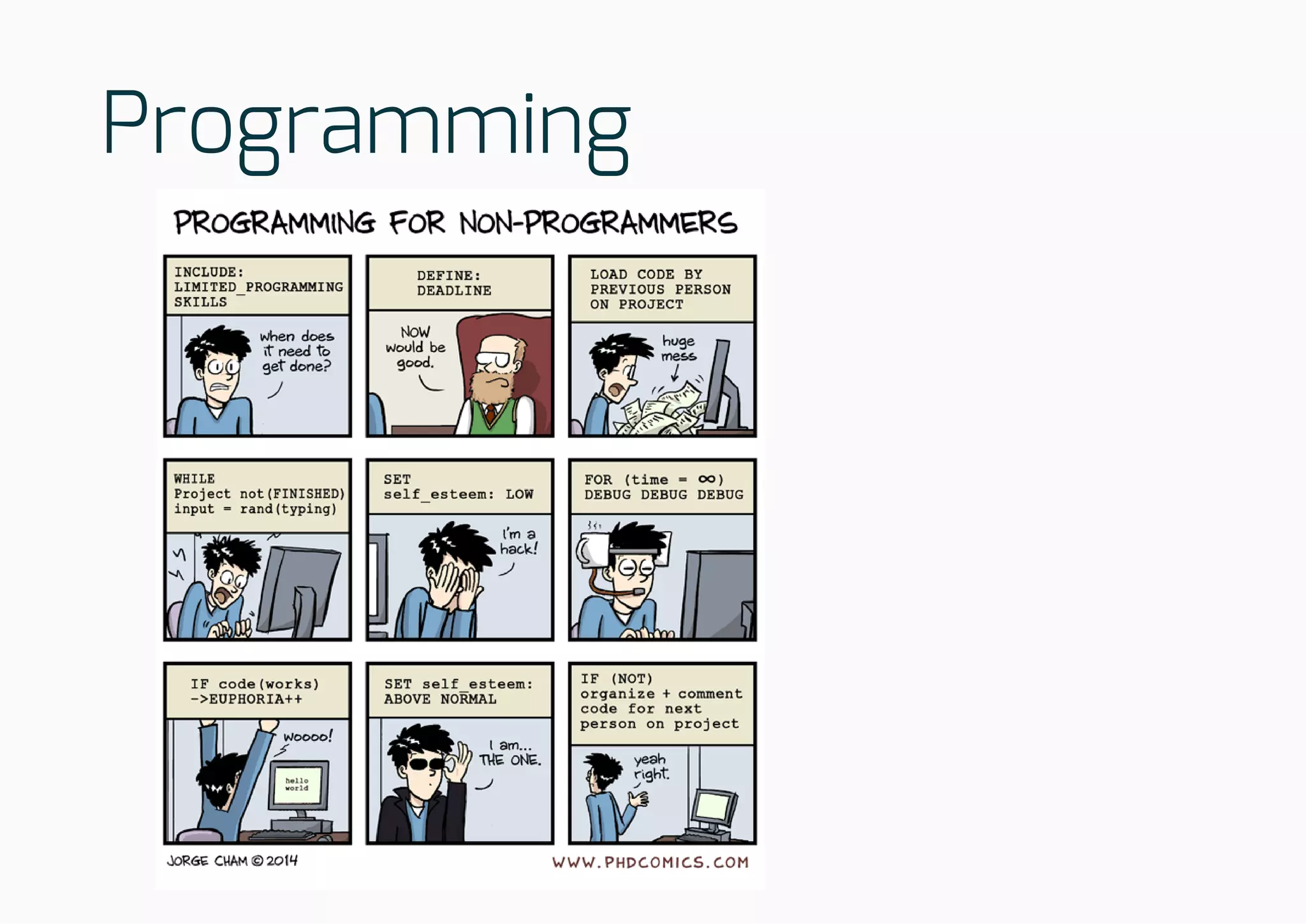 Programming
 