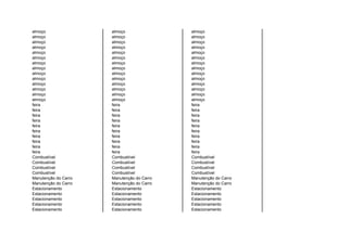 almoço                almoço                almoço
almoço                almoço                almoço
almoço                almoço                almoço
almoço                almoço                almoço
almoço                almoço                almoço
almoço                almoço                almoço
almoço                almoço                almoço
almoço                almoço                almoço
almoço                almoço                almoço
almoço                almoço                almoço
almoço                almoço                almoço
almoço                almoço                almoço
almoço                almoço                almoço
almoço                almoço                almoço
feira                 feira                 feira
feira                 feira                 feira
feira                 feira                 feira
feira                 feira                 feira
feira                 feira                 feira
feira                 feira                 feira
feira                 feira                 feira
feira                 feira                 feira
feira                 feira                 feira
feira                 feira                 feira
Combustível           Combustível           Combustível
Combustível           Combustível           Combustível
Combustível           Combustível           Combustível
Combustível           Combustível           Combustível
Manutenção do Carro   Manutenção do Carro   Manutenção do Carro
Manutenção do Carro   Manutenção do Carro   Manutenção do Carro
Estacionamento        Estacionamento        Estacionamento
Estacionamento        Estacionamento        Estacionamento
Estacionamento        Estacionamento        Estacionamento
Estacionamento        Estacionamento        Estacionamento
Estacionamento        Estacionamento        Estacionamento
 