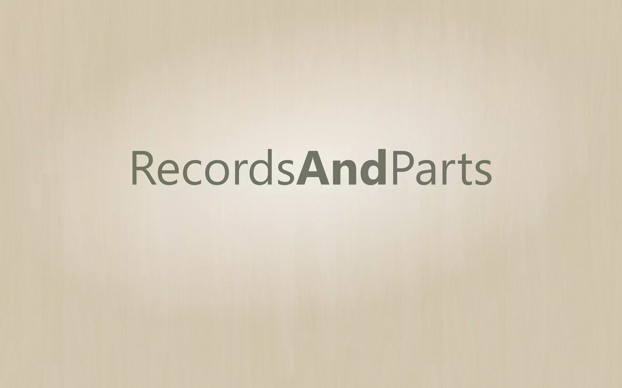 RecordsAndParts
records are Data Models
parts are View Models

 