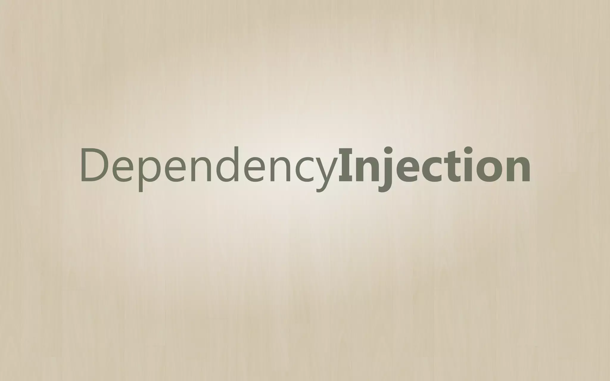 DependencyInjection

 