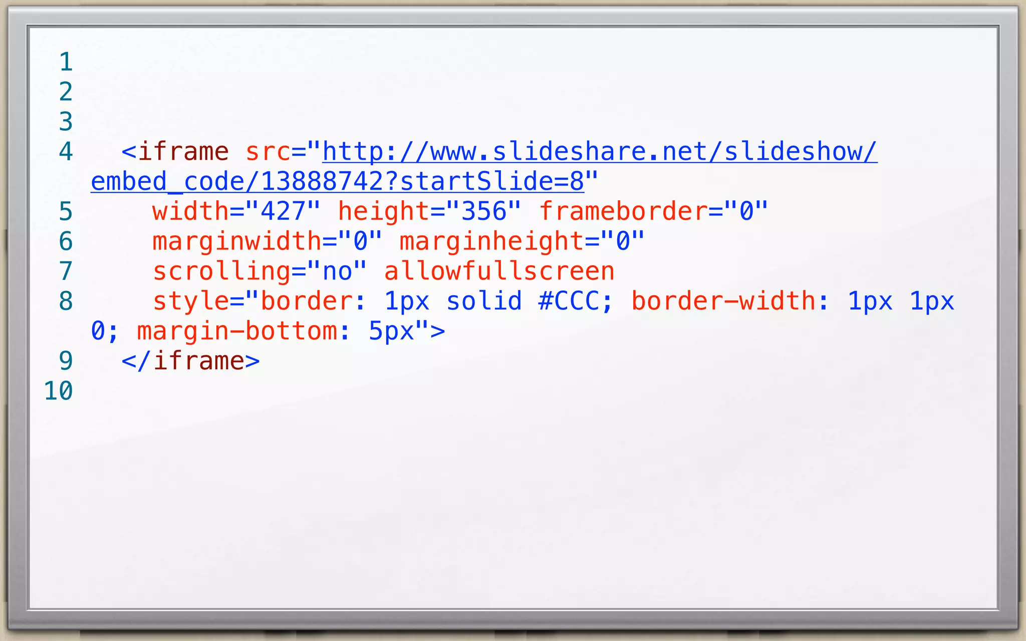“Parts_SlideShare”
translates to

Views/Parts/SlideShare.cshtml

 