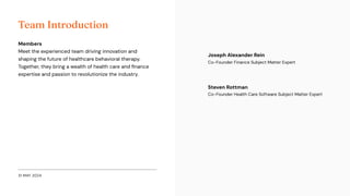 Orchestr8 AI Clinical Adminsitration for ABA Therapy Industry - Joseph ...