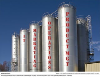 #AgainstAtomism                                                                                          source: http://www.conairgroup.com/silverstripe/index.php/products/material-storage/
But our organizations are built and operate antithetically to how they should be to produce good cross-channel experiences for customers.
 