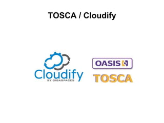 TOSCA / Cloudify
 