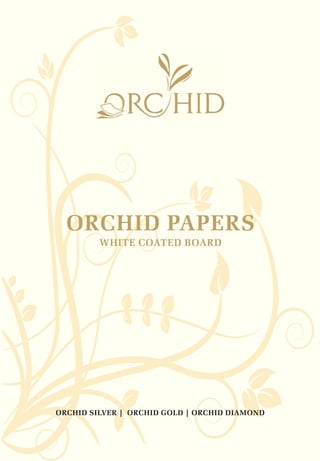 Orchid technical specification sheet