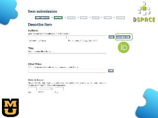 ORCID identifiers for DSpace