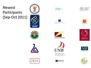 Newest
Participants
(Sep-Oct 2011)
 