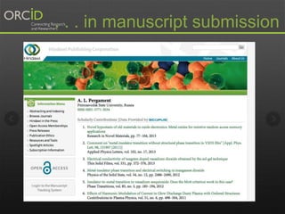 . . . in manuscript submission 
 