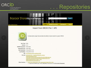 . . . Repositories 
 