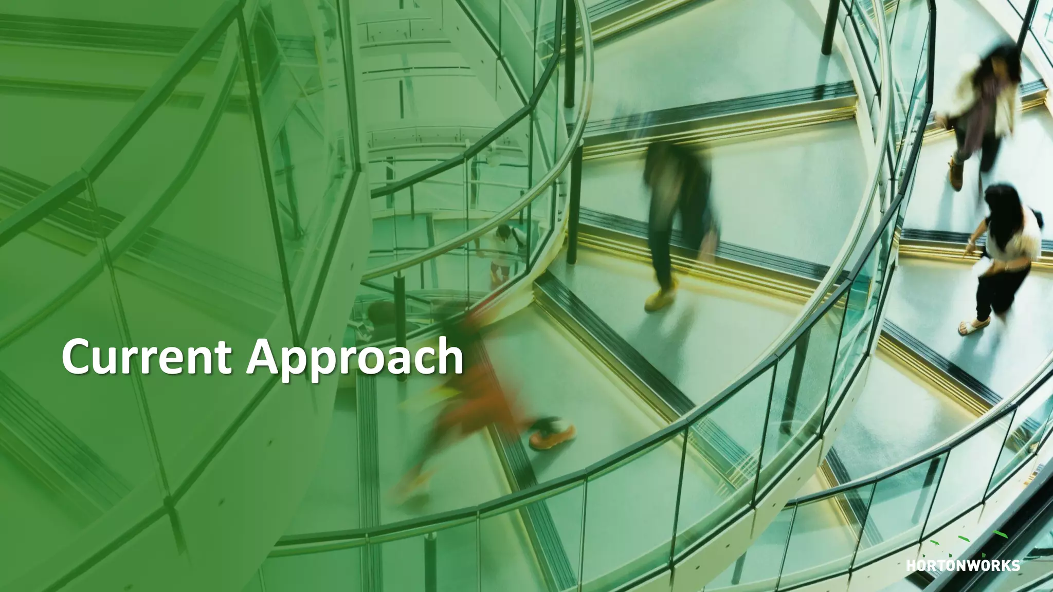 16 © Hortonworks Inc. 2011–2018. All rights reserved
Current Approach
 