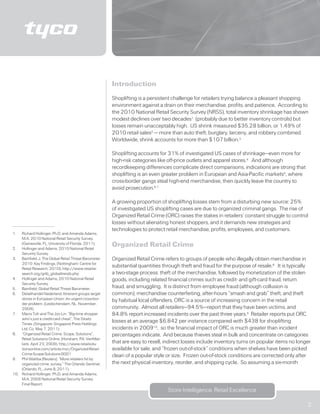 Organized Retail Crime | PDF