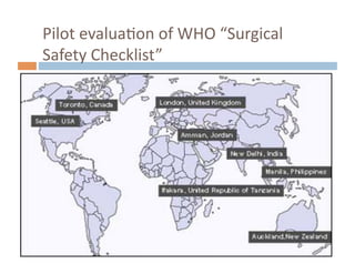 Surgical Team Communications - Perspect Management Consulting | PDF