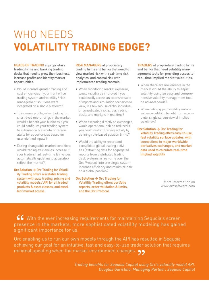 Proprietary trading system