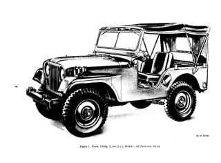 Figure 1. Truck, Utility: x-ton, 4 z 4, MSBAl-left front view, top up
 
