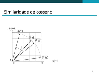 Similaridade de cosseno




                          8
 