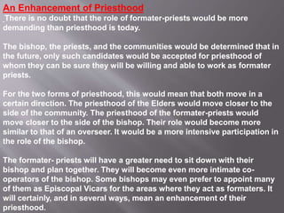 Pilot Projects as the Best Way to Start
Lobinger thinks it is unlikely that a Synod of Bishops or a Council could come to
...