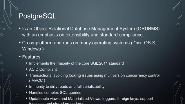 Object Relational Database Management System | PPT