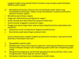 Orde baru (Politik,ekonomi, dan keamanan)