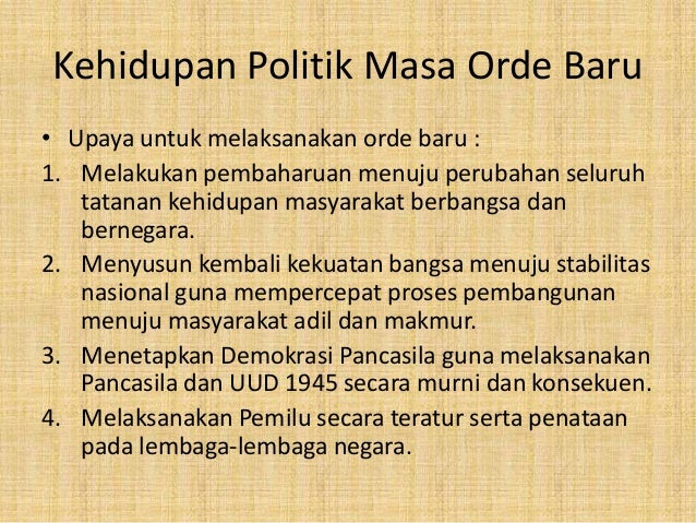 Partai politik pada masa orde lama