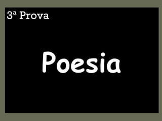 3ª Prova Poesia 