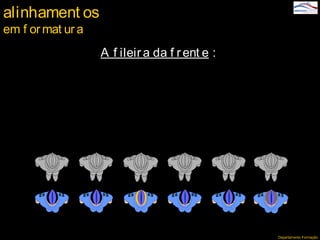 Departamento Formação
A f ileira da f rent e :
alinhament os
em f ormat ur a
 