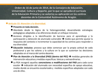 Orden 16 de junio del Currículo de Educación Primaria | PPT