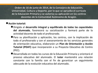 Orden 16 de junio del Currículo de Educación Primaria | PPT
