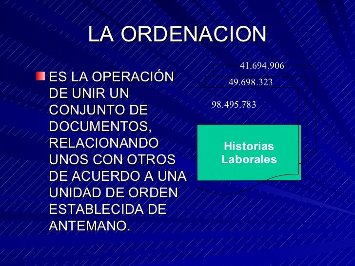 Ordenacion Documental