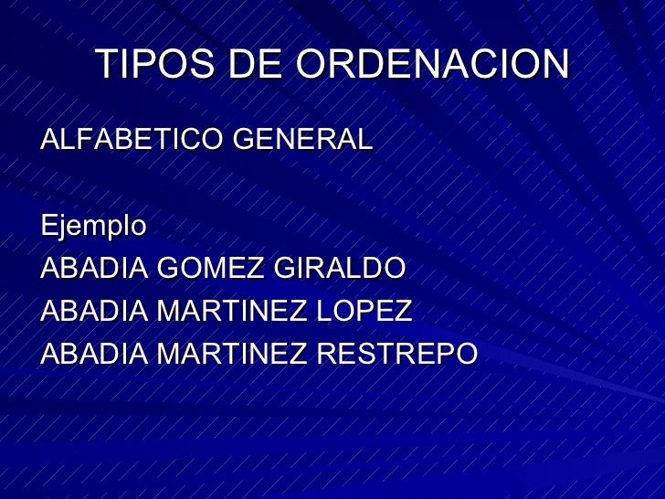 Ordenacion Documental